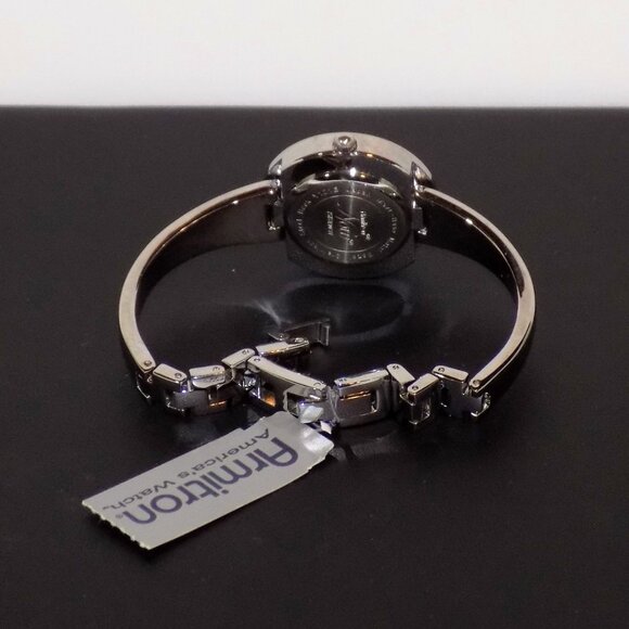 New with Tag Armitron Now Ladies Stainless Bracelet Watch Crystal Bezel 75/5130 - Picture 3 of 10